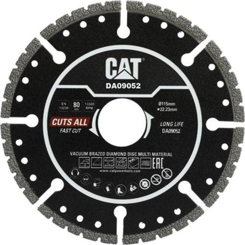 DA09052 115mm Profesyonel Çelik, İnox, Alüminyum, PVC, Fayans, Çok Amaçlı Elmas Kesme Diski (Soketli, Aralıklı Kenar