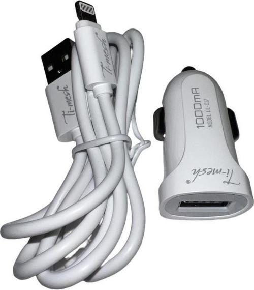 Lightning 1A Araç Şarj Cihazı DL-C17 - Beyaz