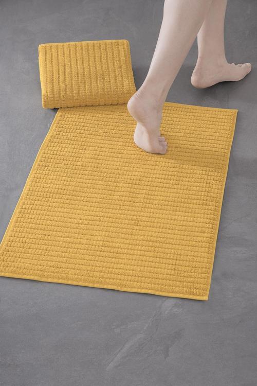 Penta Bathmat 101 - Yeni Trend, 50x75cm. 2ad.  Premium Ayak Havlusu / Banyo Paspas Seti