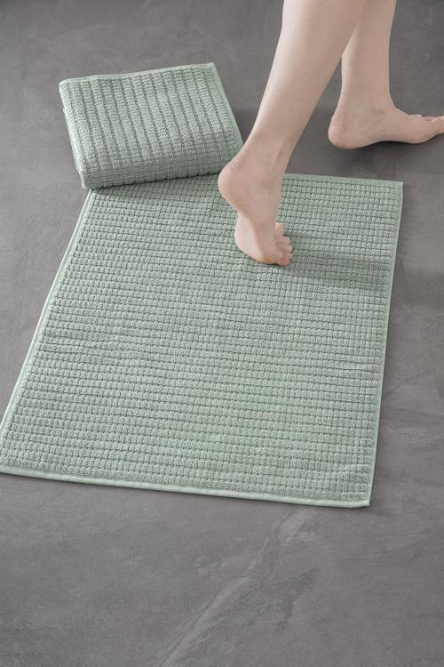 Penta Bathmat 303 - Yeni Trend, 50x75cm. 2ad.  Premium Ayak Havlusu / Banyo Paspas Seti