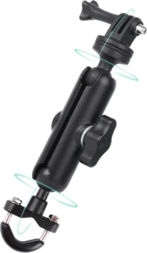Motosiklet Bisiklet Gidon Aksiyon Kamera Go Pro Tüm Kameralar ile Uyumlu Tutucu