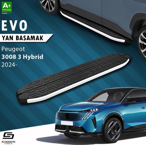 Peugeot 3008 3 Hybrid Evo Aluminyum Yan Basamak 183 Cm 2024 Üzeri A+ Kalite
