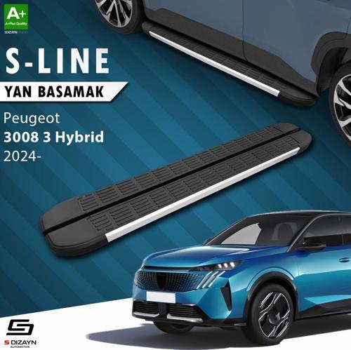 Peugeot 3008 3 Hybrid S-Line Aluminyum Yan Basamak 183 Cm 2024 Üzeri A+ Kalite