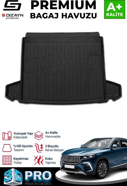 Togg T10X 3D Pro Bagaj Havuzu 2023 Üzeri A+ Kalite