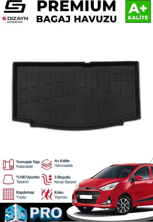 Hyundai i10 3D Pro Bagaj Havuzu 2013-2019 A+ Kalite