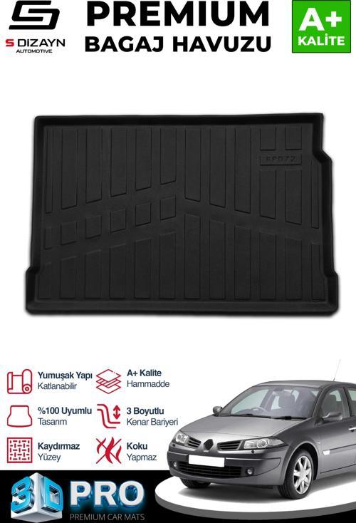 Renault Megane 2 HB 3D Pro Bagaj Havuzu 2002-2009 A+ Kalite