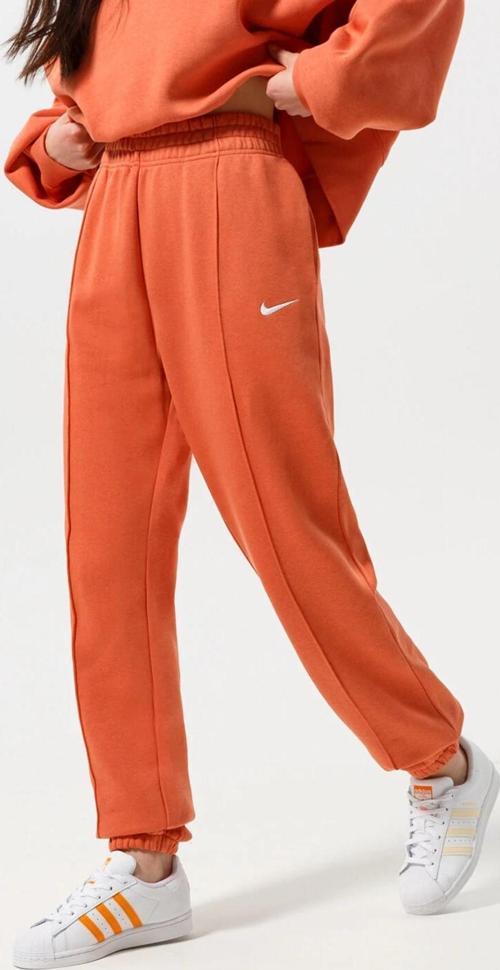 Sportswear Loose Fit Pant Bol ve Uzun Kesim Turuncu Eşofman Altı