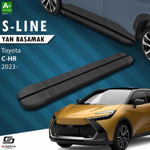 Toyota C-HR 2 S-Line Siyah Yan Basamak 173 Cm 2023 Üzeri A+ Kalite