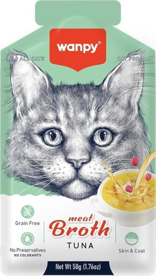 Kediler İçin Ton Balıklı Kedi Çorbası 12 x 50 G
