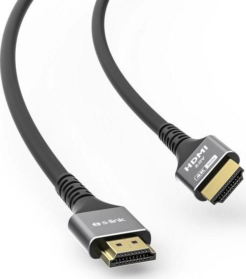 S-lınk Slx-hd4k20, 4k Uhd, Hdmı V2.0, 20mt. 30hz. Metal Uçlu, Kablo