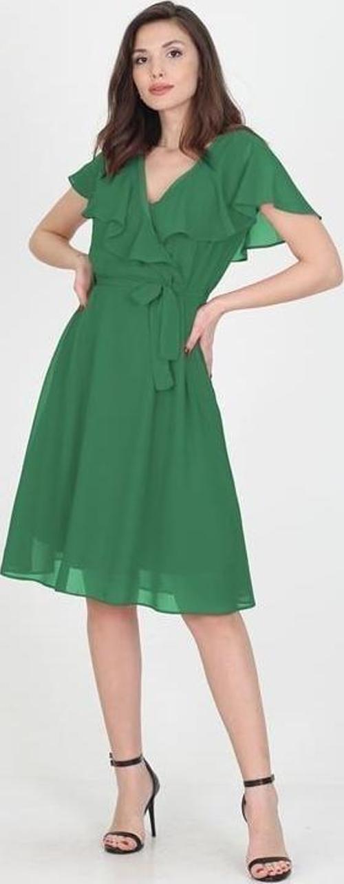 kadın bağlama detaylı astarlı mezuniyet elbisesi RY8081