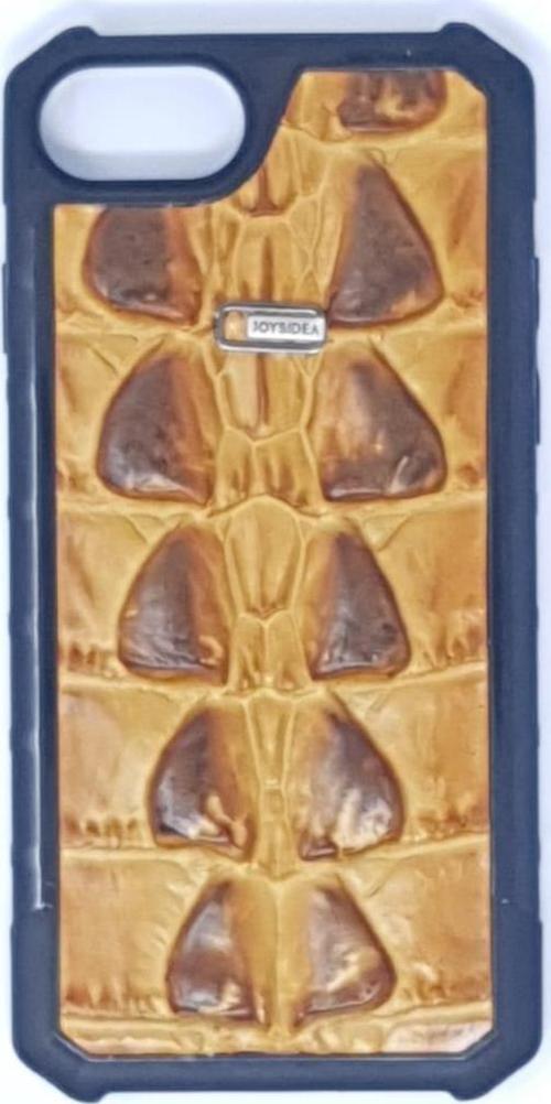 iPhone 6 Kılıf Crocow Kapak Timsah Deri Desenli Gerçek Deri Arka Kapak