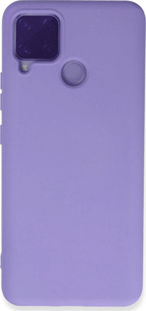 Realme C15 Kılıf Kamera Korumalı Silikon Rubber Arka Kapak