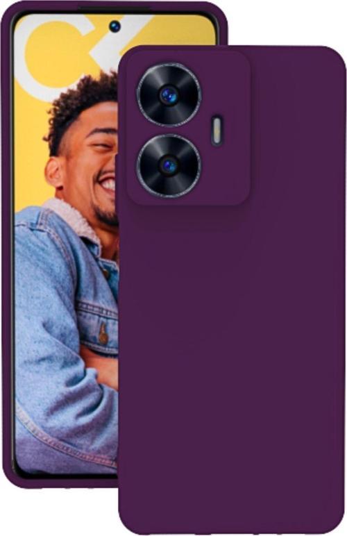 Realme C55 Kılıf Kamera Korumalı Silikon Rubber Arka Kapak