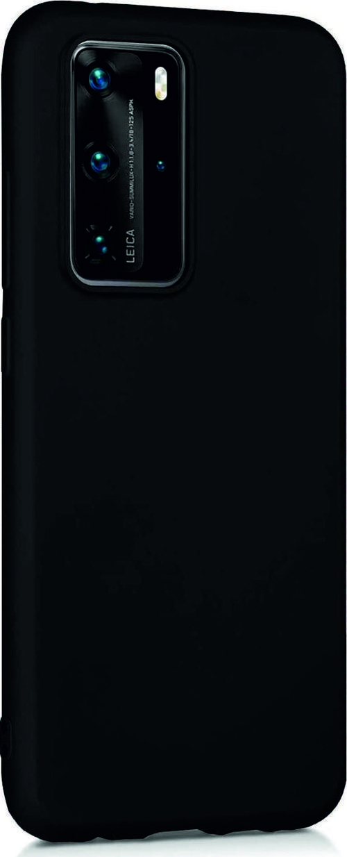 Huawei P40 Kılıf Kamera Korumalı Silikon Rubber Arka Kapak