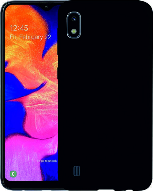 Samsung Galaxy A10 Kılıf Kamera Korumalı Silikon Rubber Arka Kapak