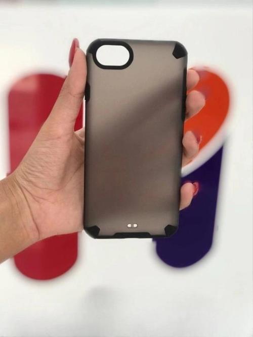 iPhone 8 Kılıf Mat Yarı Saydam Kapak Sert Plastik Kaliteli Dayanıklı Arka Kapak