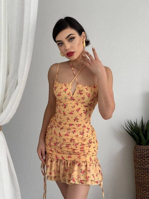 Darcie İp Askılı Elbise