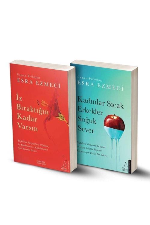 Destek Yayınları Iz Bıraktığın Kadar Varsın + Kadınlar Sıcak Erkekler Soğuk Sever 2 Kitap