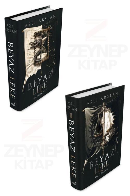 İndigo Kitap Beyaz Leke 1 Mahkumiyet/Beyaz Leke 2 Özgürlük Aslı Arslan 2 Kitap Set(Ciltli).