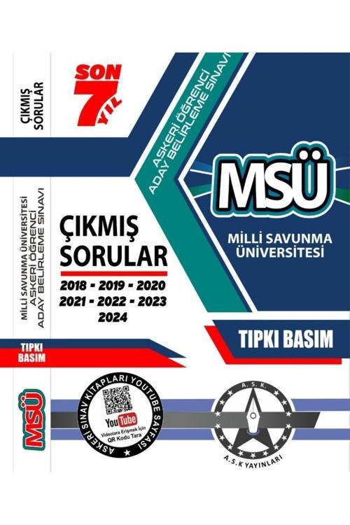 Askeri Sınav Kitapları Msü Geçmiş Yıllarda Çıkmış Sorular