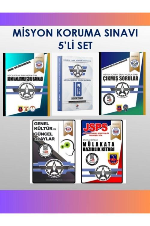 Askeri Sınav Kitapları Misyon Koruma Sınavı Hazırlık 5’Li Set