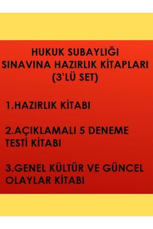 Hukuk Subaylığı Sınavına Hazırlık Kitabı 3’Lü Set (2)