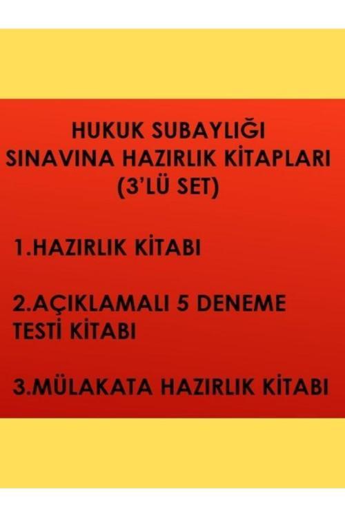 Hukuk Subaylığı Sınavına Hazırlık Kitabı 3’Lü Set (1)