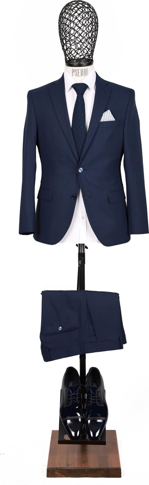 Slim Fit Siyah Takım Elbise