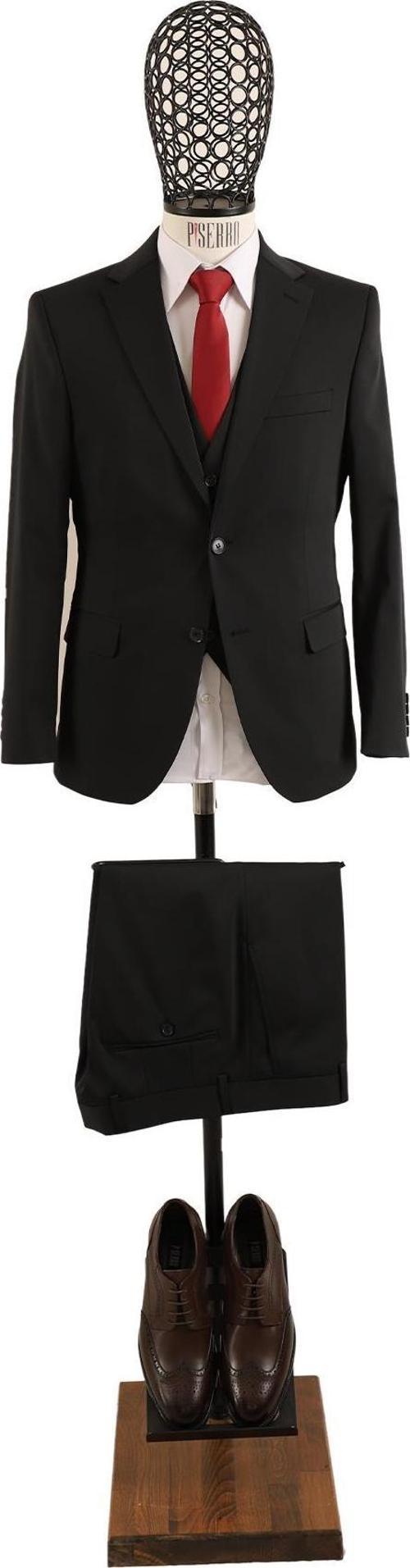 Yelekli Takım Elbise Slim Fit