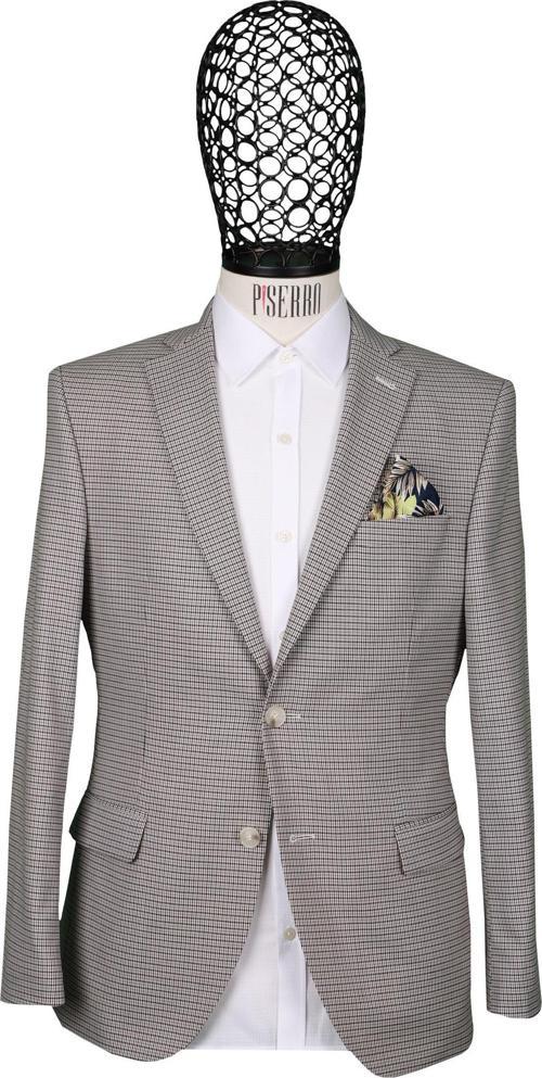 Slim Fit Kareli Erkek Ceket