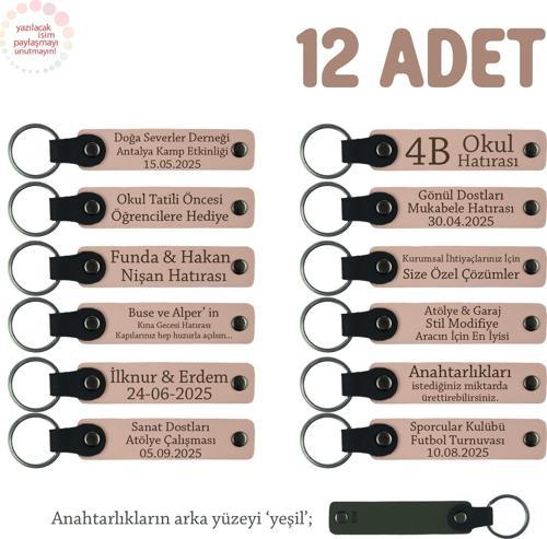 Yavru Ağzı, Sınıf Öğretmeninden Öğrencilerine Özel Mesajlı Karne Hatırası Anahtarlık 12’li Set