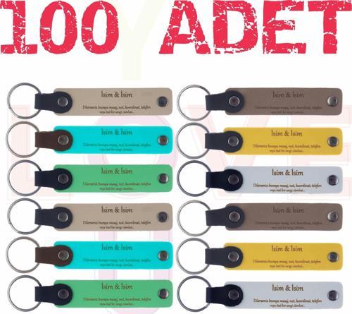 Bebeğinizin Cinsiyet Açıklama Partisi İçin, 100'lü, Annenin İsmine Özel Anahtarlık, Hediye Hatıra