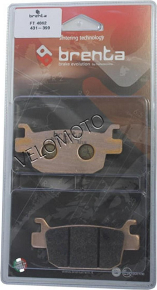 Benellı Bn Tornado 302cc 16-16 Arka Fren Balatası Brenta Sinter Metal