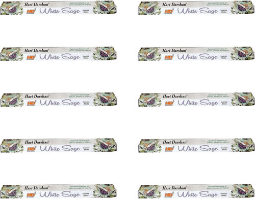 White Sage Çiçek Çubuk Tütsü - Oda Ortam Kukusu - 20 Adetlik 10 Paket