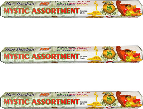 Mystic Çiçek Çubuk Tütsü - Oda Ortam Kukusu - 20 Adetlik 3 Paket