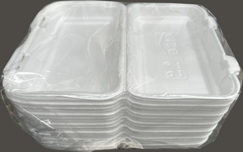 36/D Tek Kullanımlık Köpük İskender Kapaklı Kase Kutu - 23.5x15 Cm. - 10 Adetlik 1 Paket