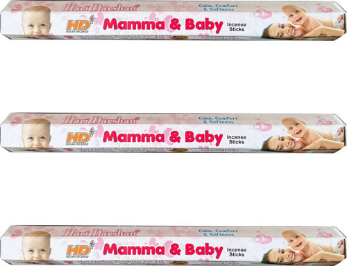 Mamma & Baby Çubuk Tütsü - Oda Ortam Kukusu - 20 Adetlik 3 Paket