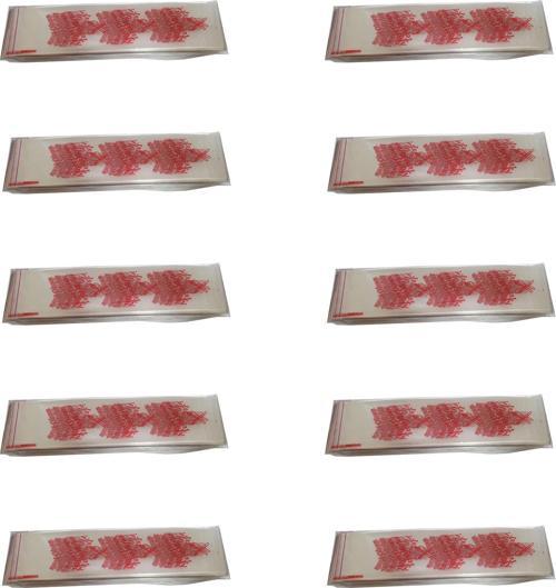 Çatal Kaşık Bıçak Poşeti - Afiyet Olsun Yazılı Baskılı - Şeffaf - 1 Kg. lık 10 Paket