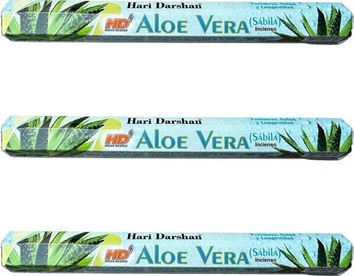 Aloe Vera Çubuk Tütsü - Oda Ortam Kukusu - 20 Adetlik 3 Paket