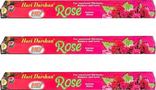 Rose Gül Çiçek Çubuk Tütsü - Oda Ortam Kukusu - 20 Adetlik 3 Paket