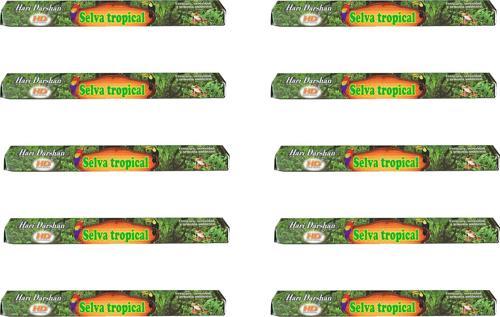 Selva Tropical Yağmur Ormanı Çubuk Tütsü - Oda Ortam Kukusu - 20 Adetlik 10 Paket