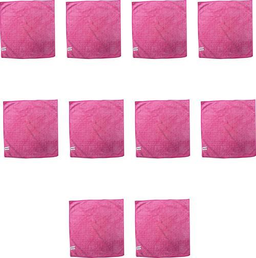 Kareli Mikrofiber Temizlik Toz Cam Bezi -55 Gr. -300 Kalite -40x40 Cm. -10 Adetlik Paket