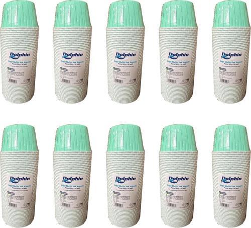 Muffin Kağıt Karton Pastel Yeşil Cupcake Kek Kalıbı Kapsülü Kabı - 50 Adetlik 10 Paket