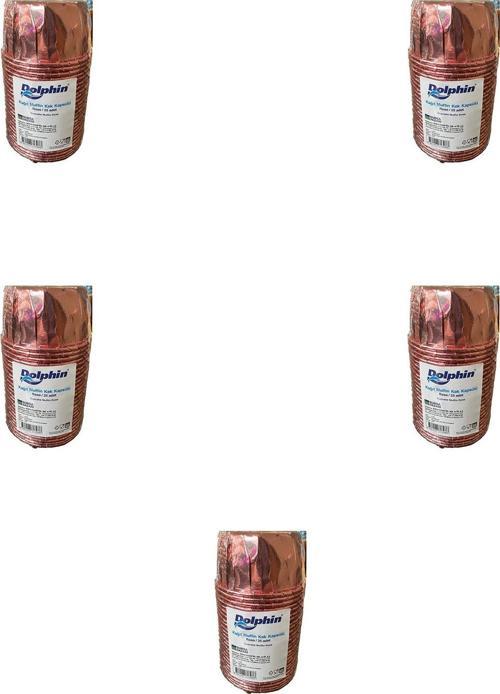 Muffin Kağıt Karton Rose Gül Cupcake Kek Kalıbı Kapsülü Kabı - 25 Adetlik 5 Paket