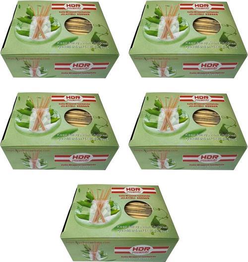 Jelatinli / Poşetli Ahşap Kürdan - 400 Adetlik 5 Paket