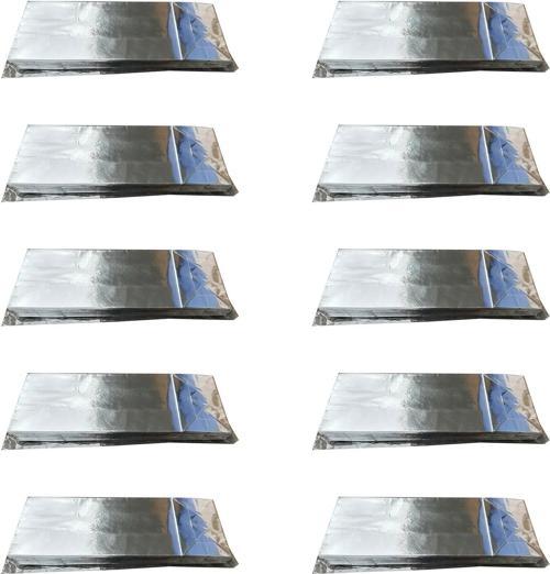 Metalize Kraft Kese Kağıdı - Orta Boy - 14 x 35 Cm. - 20 Adetlik 10 Paket