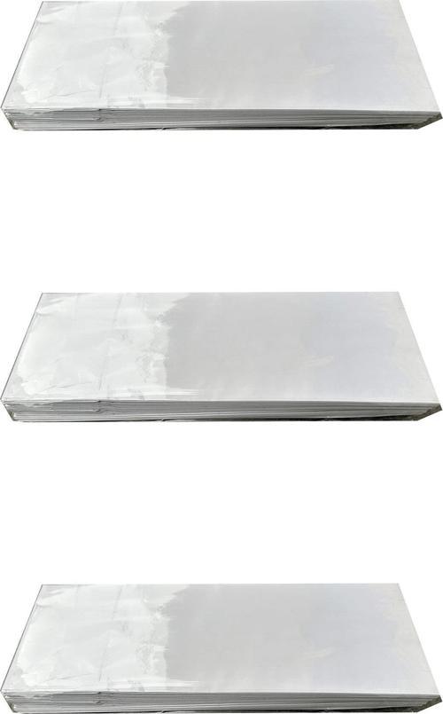 Laminelli Kraft Beyaz Kese Kağıdı - Küçük Boy - 10 x 30 Cm. - 20 Adetlik 3 Paket