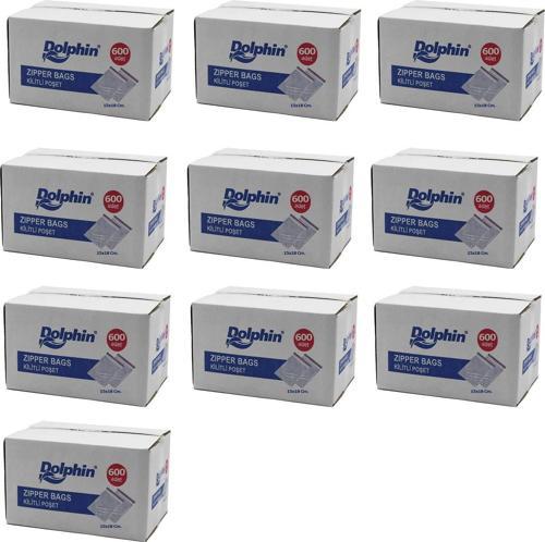 Kilitli Şeffaf Buzdolabı Kilitli Saklama Poşeti Torba - 15x18 Cm. - 600 Adetlik 10 Kutu