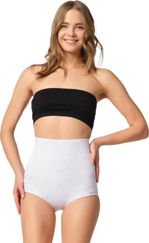 2842 Bayan Yüksek Bel Lazer Kesim Slip Korse